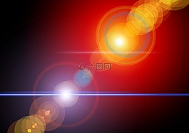 光效果,光線,中心