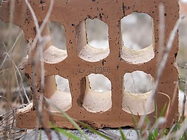 砖,老,垃圾