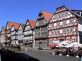 fachwerkh?user,壞 wildungen,舊城區(qū)