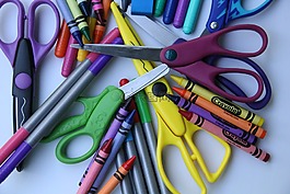 學校用品,回校,工藝美術