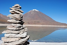 绿色泻湖,玻利维亚,高原