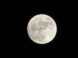 月球,夜,滿(mǎn)月