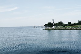 燈塔,海洋,海