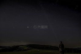 夜,hvizdy,天空