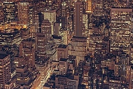 紐約,城市,天際線