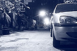 車,街,夜