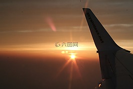 飛機(jī),飛行,天空