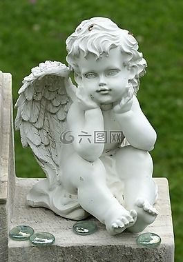 天使,沉思,數(shù)字