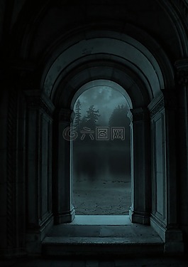 門,景觀,幻想