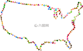 多彩,棱柱形,色