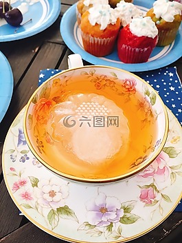咖啡廳,茶,三通