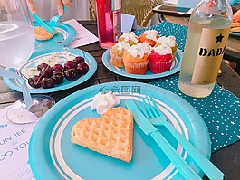 新娘一方,方,華夫餅