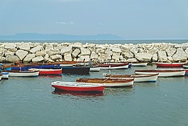 釣魚,船,波