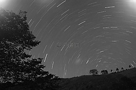 夜,天空,黑暗