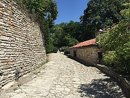 路,城堡,景觀