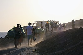 beachcleaning,垃圾收集器,垃圾