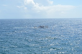 小船,捕魚,海洋