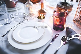 白,餐具,圣誕節(jié)