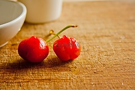 櫻桃,水果,食品