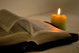 讀取,本書,蠟燭