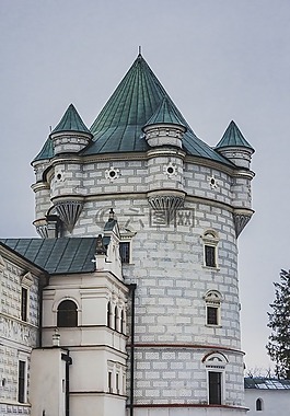 城堡,波兰,krasiczyn