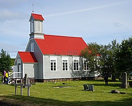 reykholt,冰島,教會