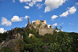 瓦豪,dürnstein,废墟