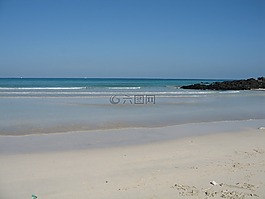 海,海灘,濟(jì)州島
