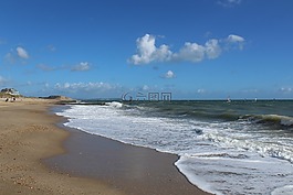 藍色,海洋,沙
