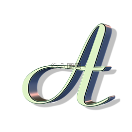 字母表,信,字體