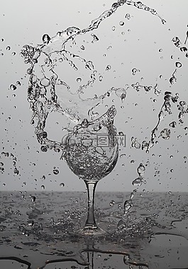 水,玻璃,滴
