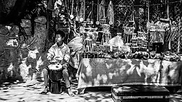 街,鼓,孩子