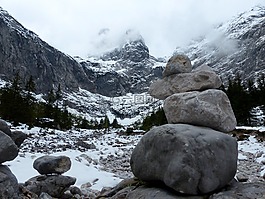 石头,山,岩