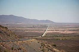 路,地平線,南非