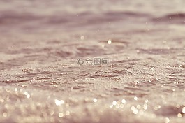 水,表面,泡沫
