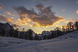 景觀,山,范圍