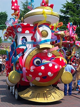 火車,游樂園,動畫