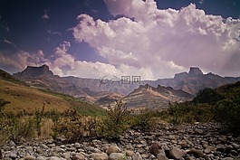 景觀,山,范圍
