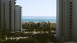 海洋,查看,公寓