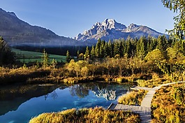 景觀,山,清除