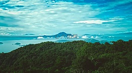 景觀,藍(lán)色,天空