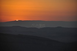 日落,日出,太阳