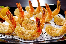 韓國料理,食品,蝦