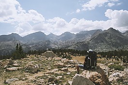 山,徒步旅行,迷航