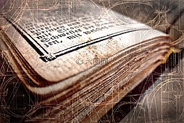 本書,古董,老
