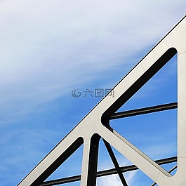 橋,金屬,天空