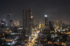 城市,摩天大樓,城市景觀