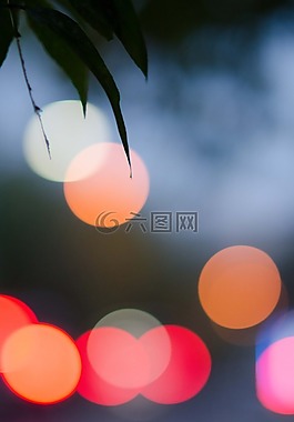 燈,散景,夜