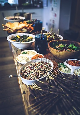 沙拉,午餐,食品