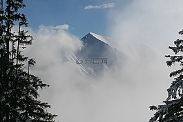 雪,山,首腦會議